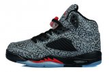 Wholesale Cheap Womens Air Jordan 3LAB5 Fire Red Shoes black/gray-red