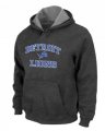 Wholesale Cheap Detroit Lions Heart & Soul Pullover Hoodie Dark Grey