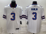 Wholesale Cheap Men's Buffalo Bills #3 Damar Hamlin White Vapor Untouchable Limited Stitched Jersey