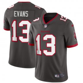 Wholesale Cheap Tampa Bay Buccaneers #13 Mike Evans Men\'s Nike Pewter Alternate Vapor Limited Jersey