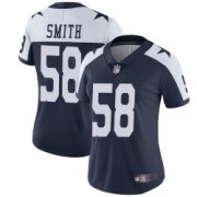 Wholesale Cheap Women's Dallas Cowboys #58 Aldon Smith Limited Navy Alternate Vapor Untouchable Jersey