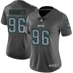 Wholesale Cheap Nike Eagles #96 Derek Barnett Gray Static Women\'s Stitched NFL Vapor Untouchable Limited Jersey