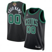 Cheap Men's Boston Celtics Active Player Custom Black 2024 Finals Statement Edition Stitched Basketball Jersey