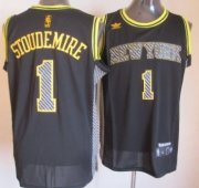 Wholesale Cheap New York Knicks #1 Amare Stoudemire Black Electricity Fashion Jersey