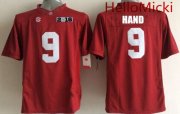 Wholesale Cheap Men's Alabama Crimson Tide #9 Da'Shawn Hand Red 2016 BCS College Football Nike Limited Jersey