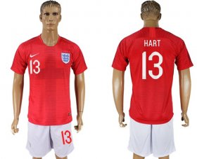 Wholesale Cheap England #13 Hart Away Soccer Country Jersey