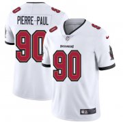 Wholesale Cheap Tampa Bay Buccaneers #90 Jason Pierre-Paul Men's Nike White Vapor Limited Jersey