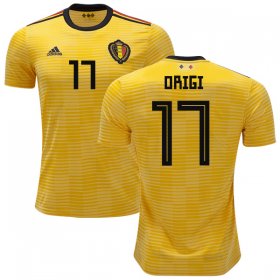 Wholesale Cheap Belgium #17 Origi Away Kid Soccer Country Jersey