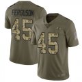 Wholesale Cheap Nike Ravens #45 Jaylon Ferguson Olive/Camo Men's Stitched NFL Limited 2017 Salute To Service Jersey