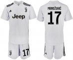 Wholesale Cheap Juventus #17 Mandzukic White Soccer Club Jersey