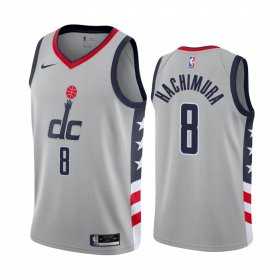 Wholesale Cheap Nike Wizards #8 Rui Hachimura Gray NBA Swingman 2020-21 City Edition Jersey