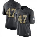 Wholesale Cheap Nike Jaguars #47 Joe Schobert Black Youth Stitched NFL Limited 2016 Salute to Service Jersey