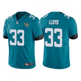 Wholesale Cheap Men\'s Jacksonville Jaguars #33 Devin Lloyd Teal Vapor Untouchable Limited Stitched Jersey