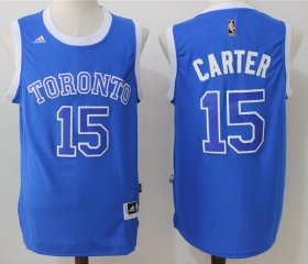 Wholesale Cheap Men\'s Toronto Raptors #15 Vince Carter Blue Stitched 2017 NBA Adidas Revolution 30 Swingman Jersey