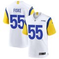 Cheap Men's Los Angeles Rams #55 Braden fiske White vapor untouchable limited Jersey