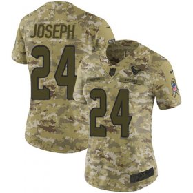 Wholesale Cheap Nike Texans #24 Johnathan Joseph Camo Women\'s Stitched NFL Limited 2018 Salute to Service Jersey