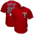 Wholesale Cheap Twins #26 Max Kepler Red 2019 Spring Training Cool Base Stitched MLB Jersey