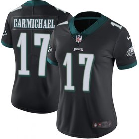 Wholesale Cheap Nike Eagles #17 Harold Carmichael Black Alternate Women\'s Stitched NFL Vapor Untouchable Limited Jersey