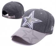 Wholesale Cheap Cowboys Team Logo Heather Gray Adjustable Hat SD