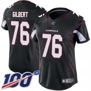 Wholesale Cheap Nike Cardinals #76 Marcus Gilbert Black Alternate Women's Stitched NFL 100th Season Vapor Untouchable Limited Jersey