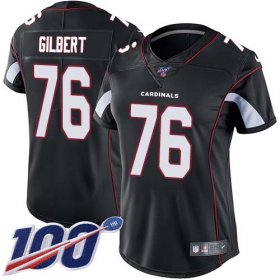 Wholesale Cheap Nike Cardinals #76 Marcus Gilbert Black Alternate Women\'s Stitched NFL 100th Season Vapor Untouchable Limited Jersey