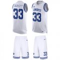 Wholesale Cheap Nike Cowboys #33 Tony Dorsett White Men's Stitched NFL Limited Tank Top Suit Jersey