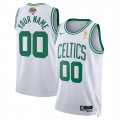 Wholesale Cheap Men's Boston Celtics Active Player Custom White 2024 Finals Champions Association Edition Stitched Basketball Jersey