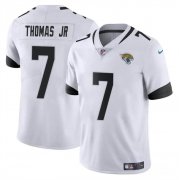 Cheap Men's Jacksonville Jaguars #7 Brian Thomas Jr White 2024 Draft Vapor Untouchable Limited Football Stitched Jersey