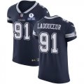 Wholesale Cheap Nike Cowboys #91 L.P. Ladouceur Navy Blue Team Color Men's Stitched With Established In 1960 Patch NFL Vapor Untouchable Elite Jersey