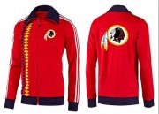 Wholesale Cheap NFL Washington Redskins Team Logo Jacket Red_2