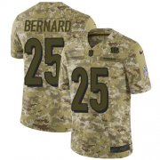 Wholesale Cheap Nike Bengals #25 Giovani Bernard Camo Men's Stitched NFL Limited 2018 Salute To Service Jersey