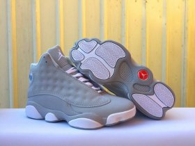 Wholesale Cheap Air Jordan 13 GS Wolf Grey Grey/White