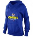 Wholesale Cheap Women's Kansas City Chiefs Big & Tall Critical Victory Pullover Hoodie Blue