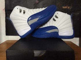 Wholesale Cheap Air Jordan 12 French Blue White/blue