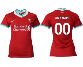 Wholesale Cheap Women 2020-2021 Liverpool home aaa version customized red Soccer Jerseys