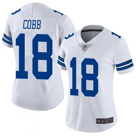 Wholesale Cheap Nike Cowboys #18 Randall Cobb White Women\'s Stitched NFL Vapor Untouchable Limited Jersey