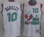 Wholesale Cheap NBA 1996 All-Star #10 Charles Barkley White Swingman Throwback Jersey