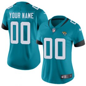 Wholesale Cheap Nike Jacksonville Jaguars Customized Teal Green Team Color Stitched Vapor Untouchable Limited Women\'s NFL Jersey