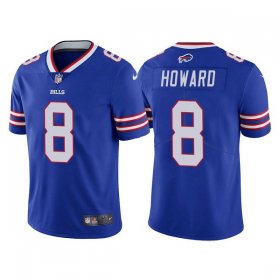 Wholesale Cheap Men\'s Buffalo Bills #8 O.J. Howard Royal Vapor Untouchable Limited Stitched Jersey