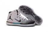 Wholesale Cheap Air Jordan 31 XXXI Shoes White/Black-Blue