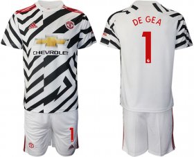 Wholesale Cheap Men 2020-2021 club Manchester united away 1 white Soccer Jerseys