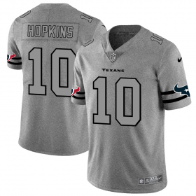 Wholesale Cheap Houston Texans #10 DeAndre Hopkins Men\'s Nike Gray Gridiron II Vapor Untouchable Limited NFL Jersey