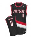 Wholesale Cheap Portland Trail Blazers #0 Damian Lillard Black Swingman Jersey