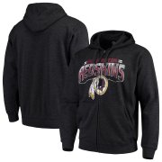 Wholesale Cheap Washington Redskins G-III Sports by Carl Banks Perfect Season Full-Zip Hoodie Charcoal