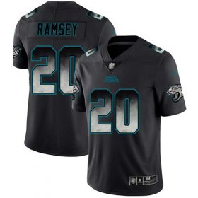 Wholesale Cheap Nike Jaguars #20 Jalen Ramsey Black Men\'s Stitched NFL Vapor Untouchable Limited Smoke Fashion Jersey