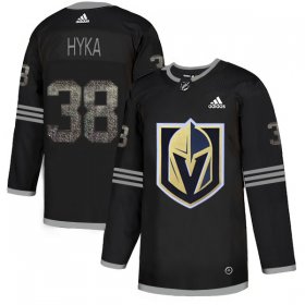 Wholesale Cheap Adidas Golden Knights #38 Tomas Hyka Black Authentic Classic Stitched NHL Jersey