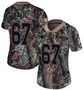 Wholesale Cheap Nike Panthers #67 Ryan Kalil Camo Women\'s Stitched NFL Limited Rush Realtree Jersey