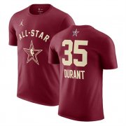 Cheap Men's 2024 All-Star #35 Kevin Durant Crimson T-Shirt