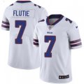 Wholesale Cheap Men's Buffalo Bills #7 Doug Flutie White Vapor Untouchable Limited Stitched Jersey