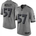 Wholesale Cheap Nike Ravens #57 C.J. Mosley Gray Men's Stitched NFL Limited Gridiron Gray Jersey